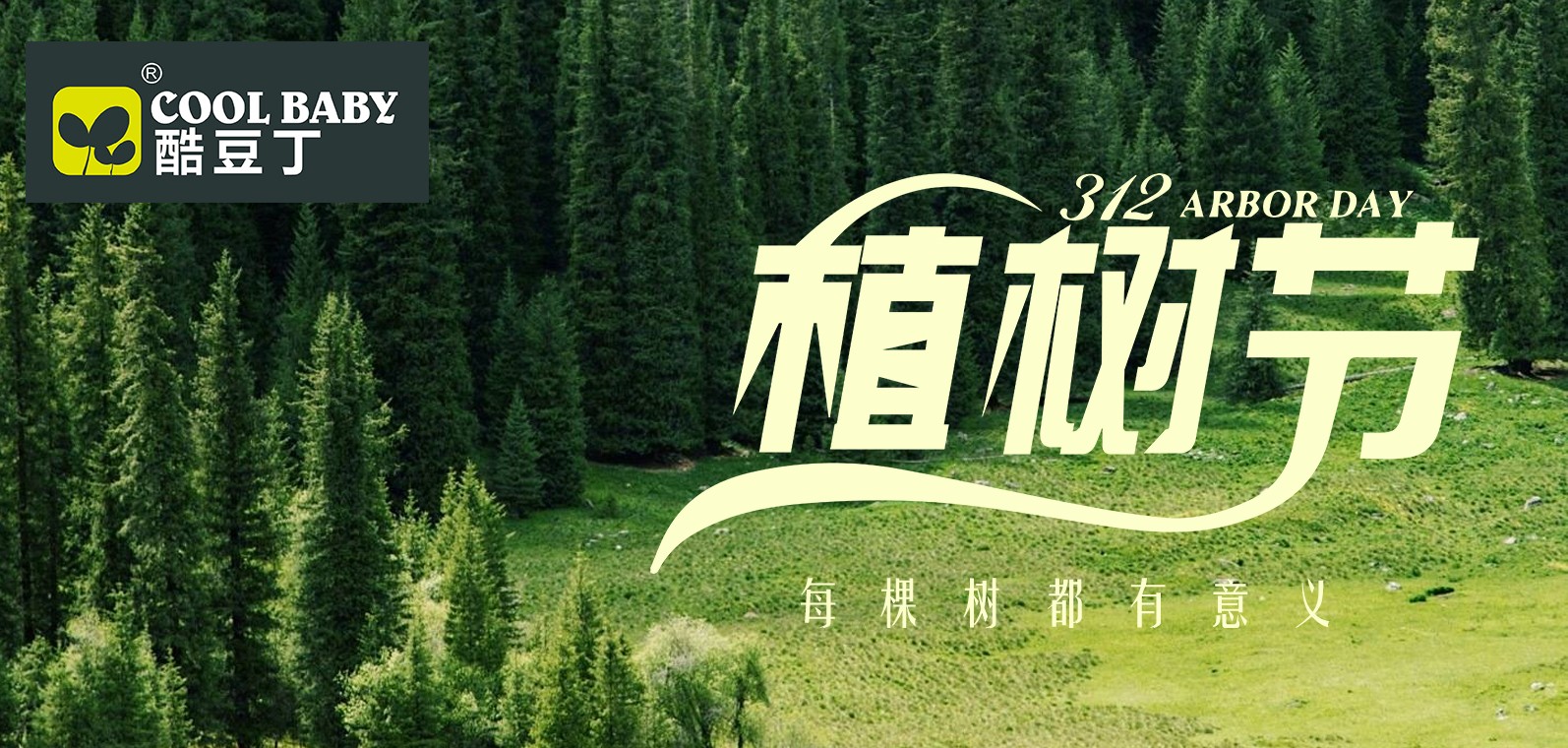 18年来，酷豆丁省下了一片森林......