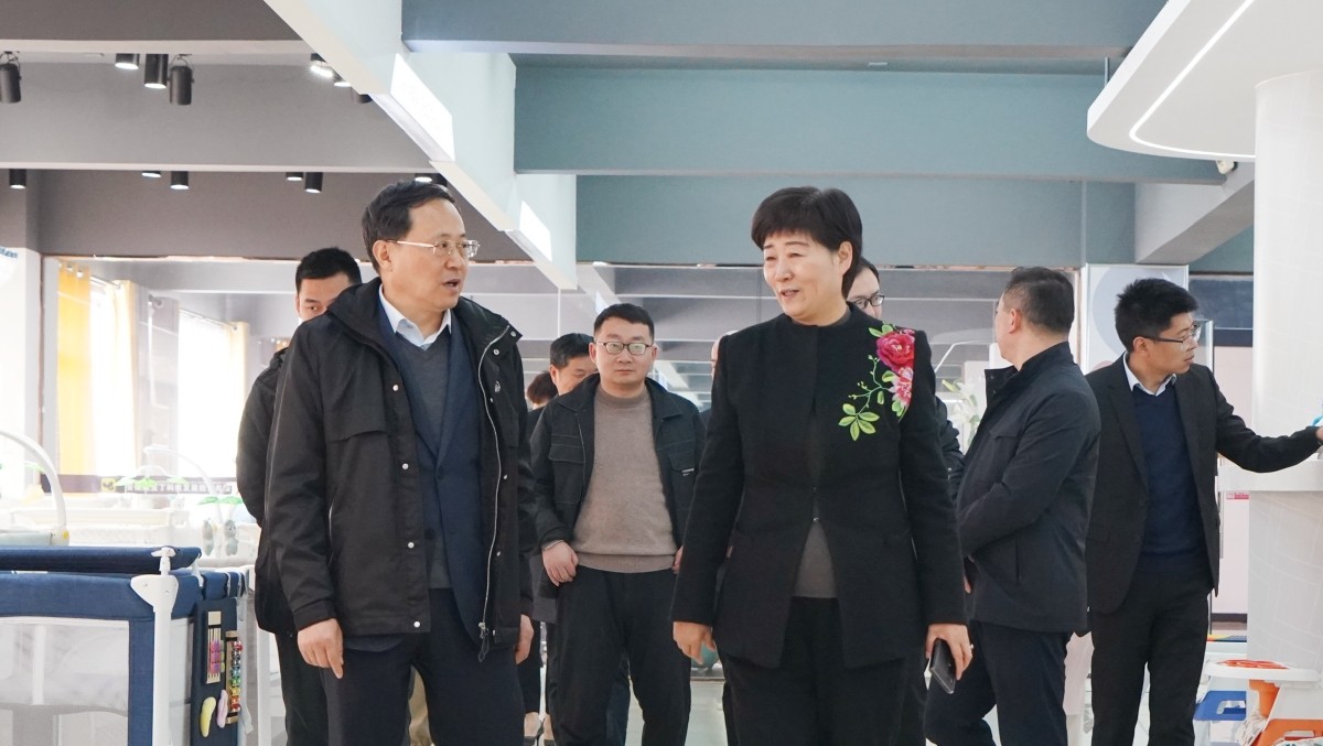 安徽省工信厅领导莅临酷豆丁调研指导